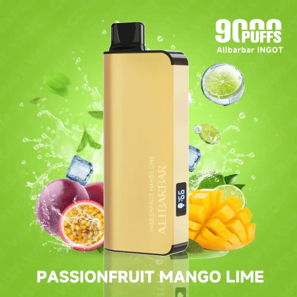 passionfruit-mango-lime-alibarbar-ingot-9000-disposable-vape
